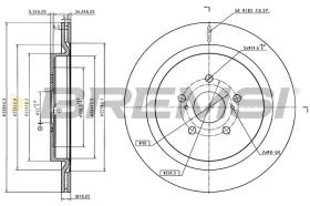 Bremsi CD7017V - BRAKE PADS