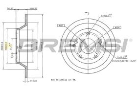 Bremsi CD8006S - BRAKE PADS