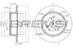 Bremsi CD8160S - BRAKE PADS