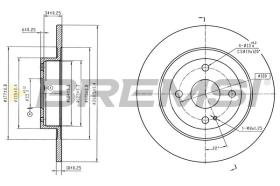 Bremsi CD8162S - BRAKE PADS