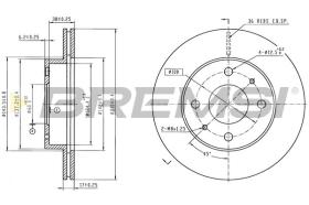 Bremsi CD8225V - BRAKE PADS