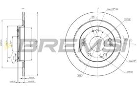 Bremsi CD8474S - BRAKE PADS