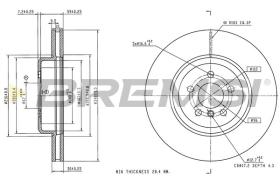 Bremsi CD8476V - BRAKE PADS