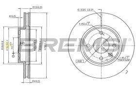 Bremsi CD8540V - BRAKE PADS