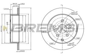 Bremsi CD8642S - BRAKE PADS