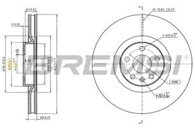 Bremsi CD8645V - BRAKE PADS