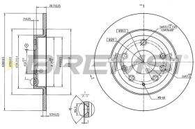 Bremsi CD8823S - BRAKE PADS