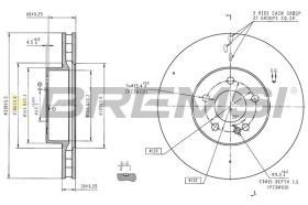 Bremsi CD8834V - BRAKE PADS