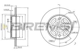 Bremsi CD8981S - BRAKE PADS