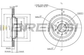 Bremsi CD9016V - BRAKE PADS