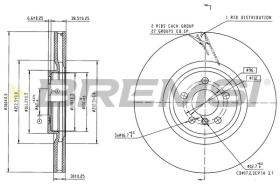 Bremsi CD9020V - BRAKE PADS