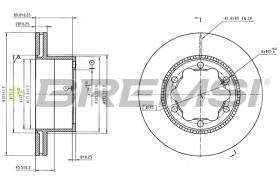 Bremsi CD9021V - BRAKE PADS