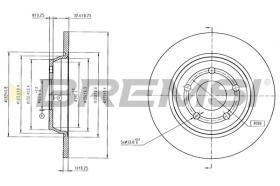 Bremsi CD9022S - BRAKE PADS