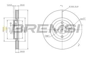 Bremsi CD9023V - BRAKE PADS