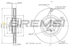 Bremsi CD9025VLS - BRAKE PADS