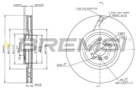 Bremsi CD9025VRD - BRAKE PADS