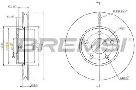 Bremsi CD9032V - BRAKE PADS