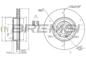 Bremsi CD9033V - BRAKE PADS