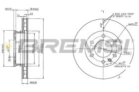 Bremsi CD9034V - BRAKE PADS