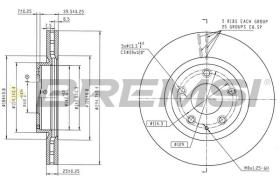 Bremsi CD9035V - BRAKE PADS