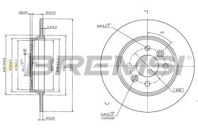 Bremsi CD9047V - BRAKE PADS