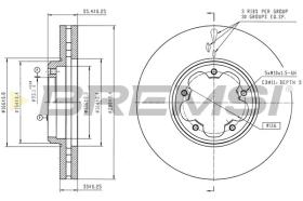 Bremsi CD9059V - BRAKE PADS