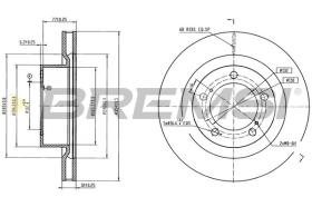 Bremsi CD9077V - BRAKE PADS