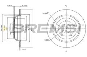 Bremsi CD9093S - BRAKE PADS