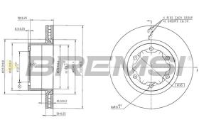 Bremsi CD9104V - BRAKE PADS