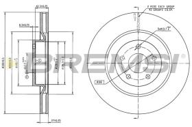 Bremsi CD9111V - BRAKE PADS