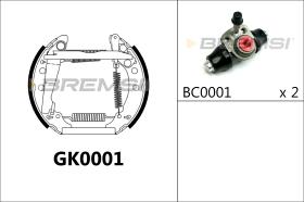 Bremsi GK0001 - BRAKE PADS