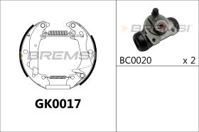 Bremsi GK0017 - BRAKE PADS