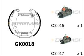 Bremsi GK0018 - BRAKE PADS