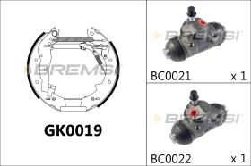 Bremsi GK0019 - BRAKE PADS