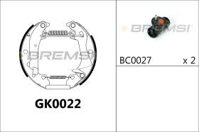 Bremsi GK0022 - BRAKE PADS