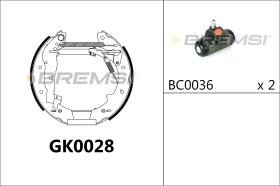 Bremsi GK0028 - BRAKE PADS