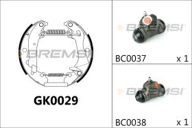 Bremsi GK0029 - BRAKE PADS