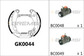 Bremsi GK0044 - BRAKE PADS