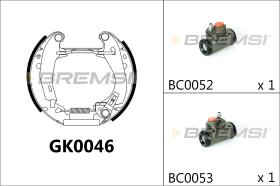 Bremsi GK0046 - BRAKE PADS