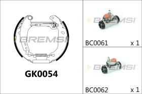 Bremsi GK0054 - BRAKE PADS