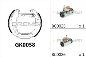 Bremsi GK0058 - BRAKE PADS