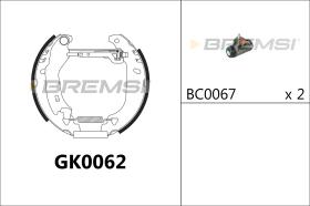 Bremsi GK0062 - BRAKE PADS