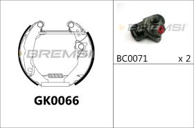 Bremsi GK0066 - BRAKE PADS