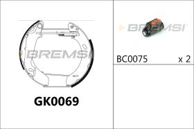 Bremsi GK0069 - BRAKE PADS