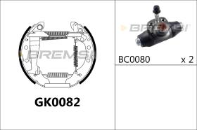 Bremsi GK0082 - BRAKE PADS