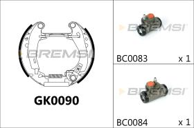 Bremsi GK0090 - BRAKE PADS