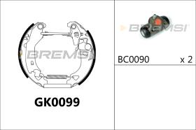 Bremsi GK0099 - BRAKE PADS