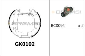 Bremsi GK0102 - BRAKE PADS