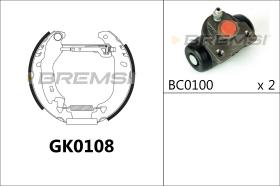 Bremsi GK0108 - BRAKE PADS