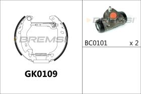 Bremsi GK0109 - BRAKE PADS